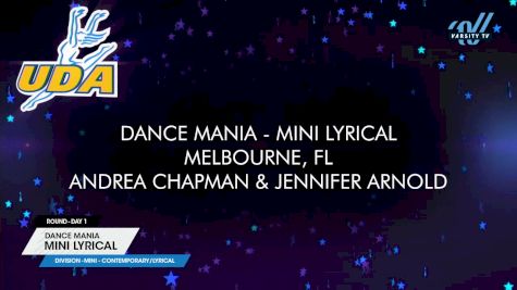 Dance Mania - Mini Lyrical [2025 Mini - Contemporary/Lyrical Day 1] 2025 UCA & UDA All Star National Championship