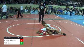 49 lbs Semifinal - Ryker RomanNose, Hinton vs Marquez Smith, Coweta Tiger Wrestling