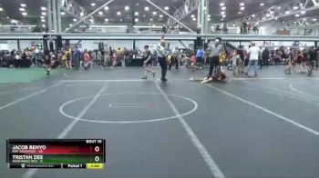 84 lbs Round 4 (6 Team) - Jacob Benyo, Mat Assassins vs Tristan Dee, Warhawks Red