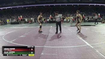 D4-165 lbs Cons. Round 2 - Aidan Fisher, Eau Claire HS vs Isaac Noora, Schoolcraft HS