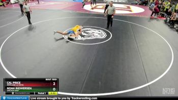 Cons. Round 3 - Cal Price, Papillion-La Vista vs Noah Ingwersen, Lincoln East