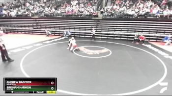 126 lbs Cons. Round 2 - Andrew Babcock, Bountiful vs Brigham Harmon, Skyline