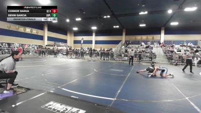 116 lbs Quarterfinal - Connor Badua, O2 Rhino WC vs Devin Garcia, Suples