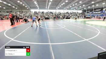 152 lbs Consi Of 16 #2 - Juliet Fitzpatrick, PA vs Nataliyah Vasquez-Arey, AK