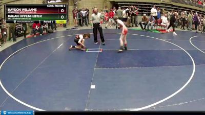 79 lbs Cons. Round 2 - Kagan Oppenheimer, Delta Wrestling Club vs Haydon Williams, Longhorn Wrestling Club