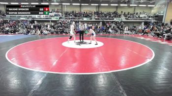 138 lbs Final - Maxine Spencer, Erskine vs Sophie Grunhuvd, Massabesic