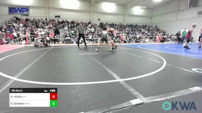 Rr Rnd 2 - Harbor Hicks, Sallisaw Takedown Club vs Silas Grason, Brushy Wrestling Club