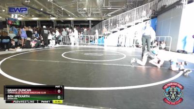 52 lbs Quarterfinal - Ben Spexarth, Brawlers vs Grant Duncan, Topeka Blue Thunder Wrestling Club