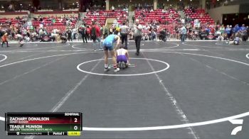 100 lbs Semifinal - Zachary Donalson, Honey Badger vs Teague Munson, Ark City Takedown Wrestling Cl