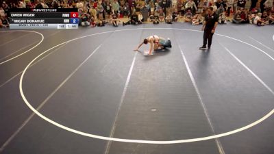 105 lbs Champ. Round 1 - Owen Wiger, Pursuit Wrestling vs Micah Donahue, No Nonsense Wrestling