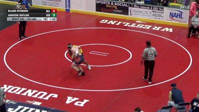 192 lbs Round Of 32 - Blake Ryneski, Dallas vs Ashton Taylor, Kiski Area