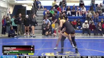 125 lbs 3rd Place Match - Layla Patterson, AVON LAKE vs Kendra Perez, Toppenish (Girls)