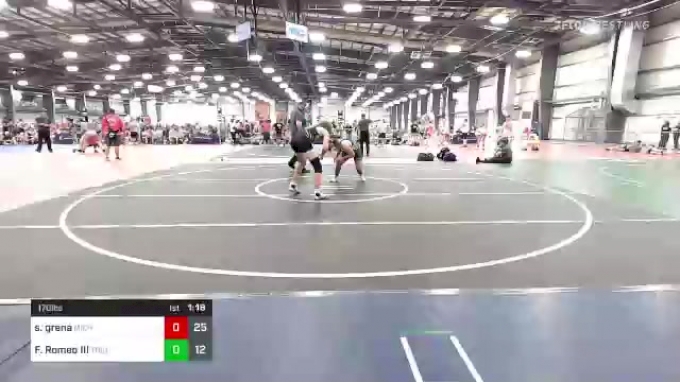 170 lbs Rr Rnd 1 - Sam Grena, Michigan Gold Pitbulls vs Frank Romeo III ...