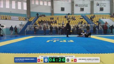 ALLAN MILANE FERRARI CONSTANTINO vs JOSE MIGUEL LIZARDO GUTIERREZ 2026 FPJJ Campeonato Paulista Sem Kimono