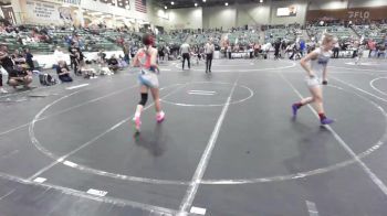 116 lbs 5th Place - Emelie Michiels, No Team vs Lilly Briggs, Small Town Grims