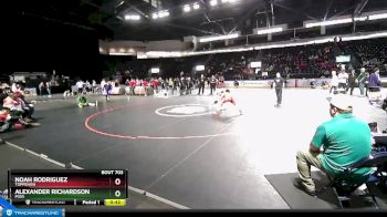 120 lbs 5th Place Match - Noah Rodriguez, Toppenish vs Alexander Richardson, Foss