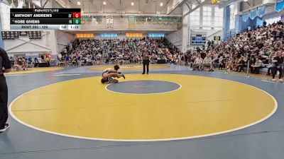 126 lbs Semifinal - Anthony Andrews, Sussex Tech H S vs Hobe Givens, Indian River H S