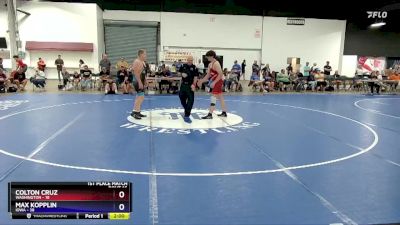 250 lbs Placement Matches (8 Team) - Colton Cruz, Washington vs Max Kopplin, Iowa