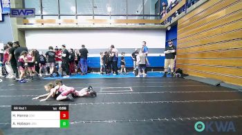 37-40 lbs Rr Rnd 1 - Harlow Hanna, Lexington Wrestling Club vs Addilyn Hobson, Lexington Wrestling Club