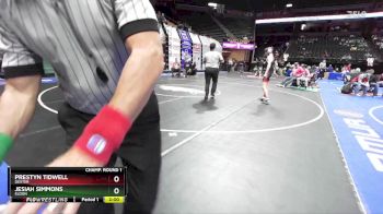 113 Class 2 lbs Champ. Round 1 - Jesiah Simmons, Eldon vs Prestyn Tidwell, Dexter