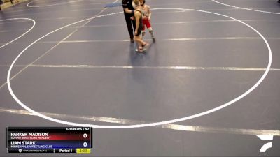 92 lbs Quarterfinal - Parker Madison, Summit Wrestling Academy vs Liam Stark, Minneapolis Wrestling Club