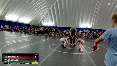 76 lbs Round 1 (8 Team) - Tyler Demand, Lake WC vs Tucker Austin, Crossroads Wrestling