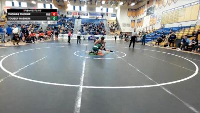 190 lbs Quarterfinals (8 Team) - Yousef Hashem, Flagler Palm Coast vs Thomas Thorne, Hagerty