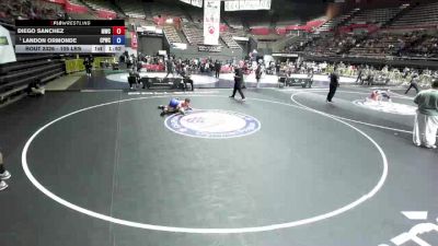 105 lbs Cons. Round 2 - Diego Sanchez, Madera Wrestling Club vs Landon Ormonde, Ceres Pups Wrestling Club