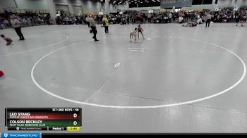 56 lbs Quarterfinal - Colson Beckley, Team Tulsa Wrestling Club vs Leo Stang, Pursuit Wrestling Minnesota