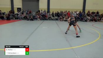 90 lbs Cons. Round 2 - Tj Richardson, Summit Wrestling Academy vs Bodyn Molitor, Pursuit Wrestling Minnesota