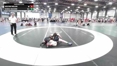 100 lbs Rr Rnd 1 - Aislynn Weller, MF Angels vs DANICA BACORN, PA Legends