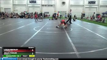 68 lbs Round 3 (8 Team) - Logan Brickley, U2 Upstate vs Bruce Fowler, Olympia