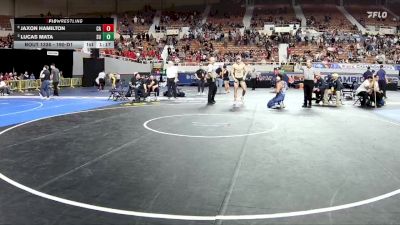 190-D1 Semifinal - Jaxon Hamilton, Casteel High School vs Lucas Mata, Sunnyside High School