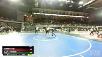 220 lbs Champ. Round 1 - Chase Baker, Rocklin vs Elijah Bowden, El Capitan