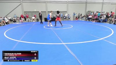 190 lbs Round 3 (6 Team) - Tayshaun Glover, North Carolina vs Riley Hucks, South Carolina