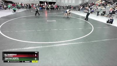 150 lbs Semifinal - Tristan North, West Allis Nathan Hale vs Eli Rabideau, Germantown