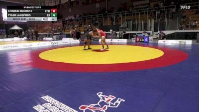 92kg Quarterfinal - Charlie Zilcosky, Central Toronto Wrestling Club vs Tyler Langford, Saskatoon Junior Huskies