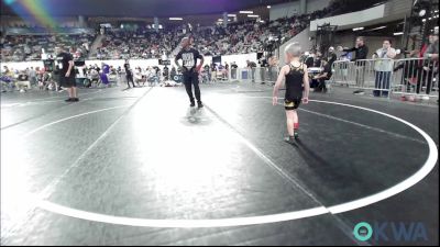 40 lbs Consi Of 8 #2 - Ryatt Wilson, Keystone Kids Wrestling Club vs Trapper McDaugale, Blue Devil Wrestling