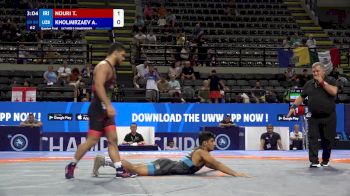80 kg 1/4 Final - Taha Nouri, Iran vs Abdulaziz Kholmirzaev, Uzbekistan