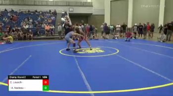 123 lbs Champ. Round 2 - Aslan Nadeau, Blackman Wrestling vs Cole Lausch, Michigan West Wrestling Club