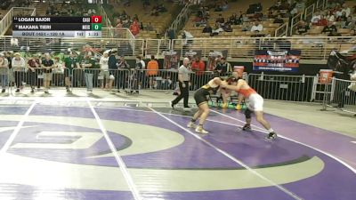 120 1A 7th Place Match - Logan Bajor, Cardinal Gibbons vs Makana Tieri, Merritt Island