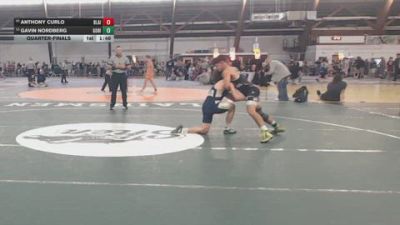 135 lbs Quarterfinal - Anthony Curlo, Blair Academy vs Gavin Nordberg, Gorilla Grapplers