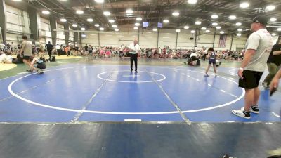 95 lbs Rr Rnd 2 - Liam Moran Caimares, RedNose Wrestling School - MS vs Parker Full, Mat Assassins Red - MS