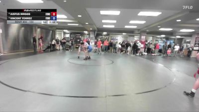 132 lbs 2nd Place Match - Justus Briggs, Fighting Squirrels Wrestling Club vs Vincent Torrez, Fighting Squirrels Wrestling Club