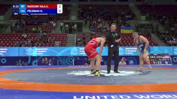 125 kg 1/2 Final - Amirreza Masoumi Valadi, Iran vs Nicholas Feldman, United States