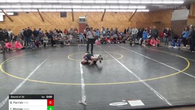 Round Of 32 - Bryson Parrish, Kirkwood vs Tucker Minnoe, Moravia