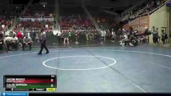 152 lbs Cons. Round 5 - Jacob Regitz, Bishop McGuinness vs Caleb Simpson, Parkwood