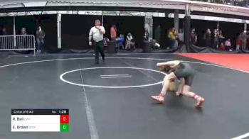 87 lbs Consolation - Ryan Ball, Empire Wrestling Academy/ Somers vs Elijah Brown, Deep Roots WC