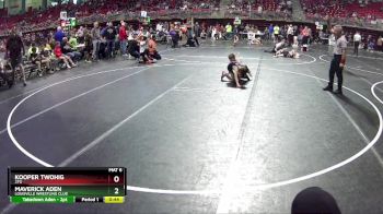 70 lbs Quarterfinal - Maverick Aden, Louisville Wrestling Club vs Kooper Twohig, 2TG