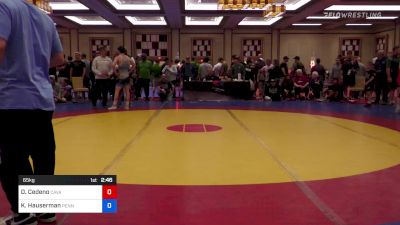 65 kg 3rd Place - Dylan Cedeno, Cavalier Wrestling Club vs Kyle Hauserman, Pennsylvania RTC